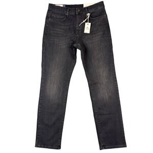 Marine Layer Mens Straight Leg Stretch Denim Jeans Faded Black 32x30 NWT